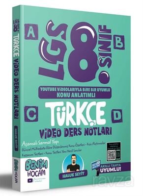 2023 LGS 8.Sınıf Türkçe Video Ders Notları (Konu Anlatımı) - 1