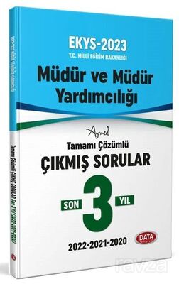 2023 MEB EKYS Müdür ve Müdür Yardımcılığı 3 Yıl Çıkmış Sorular ve Çözümleri - 1