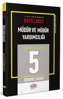 2023 MEB EKYS Müdür ve Müdür Yardımcılığı Tamamı Çözümlü 5 Deneme Sınavı - 1