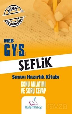 2023 MEB GYS Şeflik Konu Anlatımı ve Soru-Cevap - 1