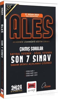 2024 ALES Son 7 Sınav Çıkmış Sorular (21 Nisan 2024 Sınav Soruları Dahil) - 1