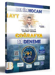 2024 AYT Yapay Zeka Coğrafya 33 Deneme - Benim Hocam Yayınları