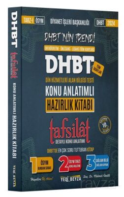 2024 DHBT Tafsilat Konu Anlatımlı Hazırlık Kitabı - 1