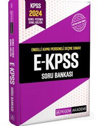 2024 E-KPSS Soru Bankası - Pegem Akademi Yayıncılık