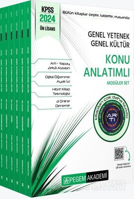 2024 KPSS Genel Yetenek Genel Kültür Önlisans Konu Anlatımlı Modüler Set (6 Kitap) - 1