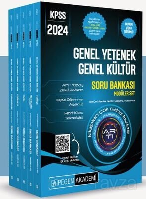 2024 KPSS Genel Yetenek Genel Kültür Tamamı Çözümlü Soru Bankası Seti - 1