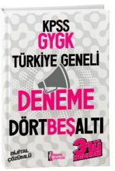 2024 KPSS Genel Yetenek Genel Kültür Türkiye Geneli Deneme 4-5-6 - İsem Kitap