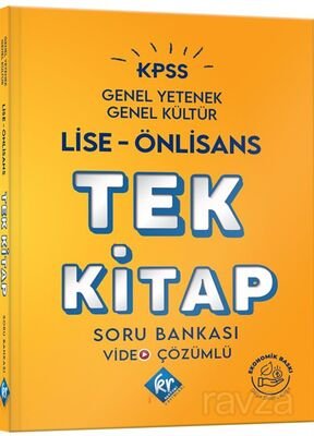 2024 KPSS Lise ÖnLisans Genel Yetenek Genel Kültür Tek Kitap Soru Bankası - 1