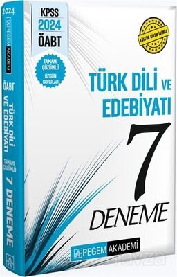 2024 KPSS ÖABT Türkdili ve Edebiyatı Öğretmenliği Tamamı Çözümlü 7 Deneme - 1
