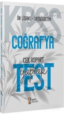 2024 KPSS Ortaöğretim Önlisans Coğrafya Çek-Kopart Yaprak Test - 1