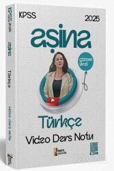 2025 İsem KPSS Aşina Türkçe Video Ders Notu - İsem Kitap