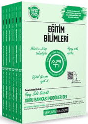 2025 KPSS Eğitim Bilimleri Tamamı Video Çözümlü Soru Bankası Modüler Seti - (6 Kitap) - Pegem Akademi Yayıncılık (Sınav Kitapları)