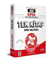 2025 KPSS Genel Yetenek - Genel Kültür Tek Kitap Konu Anlatımlı - Data Yayınları