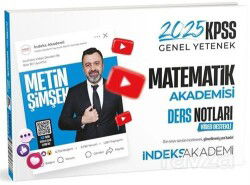 2025 KPSS Matematik Akademisi Video Ders Notları - İndeks Akademi Yayıncılık