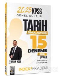 2025 KPSS Tarih Simülasyonu 15 Deneme Çözümlü - İndeks Akademi Yayıncılık