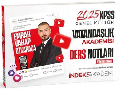 2025 KPSS Vatandaşlık Akademisi Video Ders Notları - 1