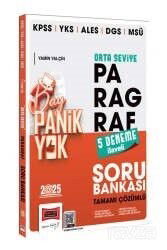 2025 KPSS YKS ALES DGS MSÜ Tamamı Çözümlü Panik Yok Orta Seviye Paragraf Soru Bankası (5 Deneme İlav - Yargı Yayınevi (Ankara)