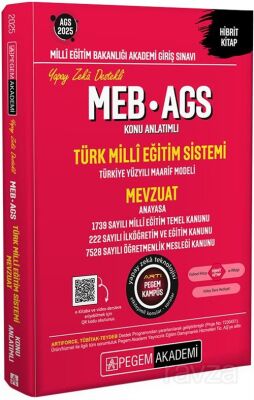 2025 MEB-AGS Konu Anlatımlı Türk Milli Eğitim Sistemi-Mevzuat - 1