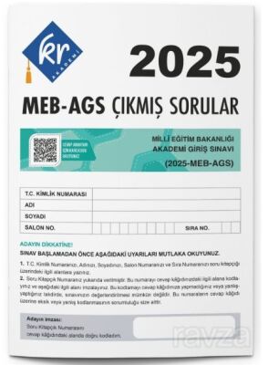2025 MEB-AGS Tıpkı Basım Kitapçığı - 1