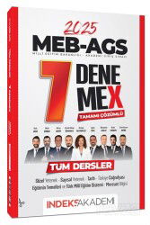 2025 MEB-AGS Tüm Dersler 7 DenemeX Çözümlü - İndeks Akademi Yayıncılık