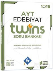2026 AYT Twins Edebiyat Soru Bankası - KR Eğitim Yayınları