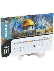 2026 Hicri Miladi Masa Takvimi İslami Temalı - Hobbi Tasarim