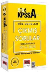 2026 KPSS-A Grubu Tüm Dersler 2016-2025 Tamamı Çözümlü Çıkmış Sorular - Yargı Yayınevi (Ankara)