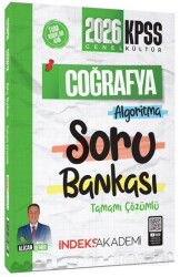 2026 KPSS Coğrafya Algoritma Soru Bankası Çözümlü - İndeks Akademi Yayıncılık