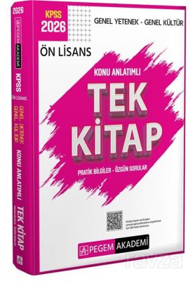 2026 KPSS Genel Yetenek Genel Kültür Ön Lisans Konu Anlatımlı Tek Kitap - 1