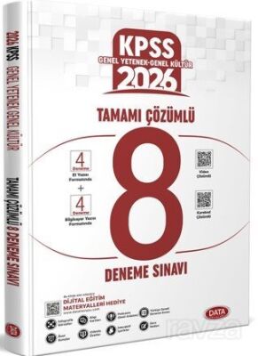 2026 Kpss Genel Yetenek Genel Kültür Tamamı Çözümlü 8 Deneme Sınavı - 1