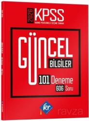 2026 KPSS Güncel Bilgiler 101 Deneme 606 Soru - KR Eğitim Yayınları