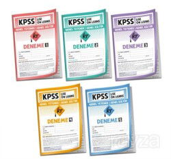 2026 KPSS Lise Ön Lisans Genel Yetenek Genel Kültür 5'li Deneme Paketi - KR Eğitim Yayınları