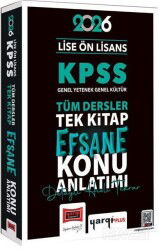 2026 KPSS Lise Ön Lisans GK-GY Tüm Dersler Tek Kitap Efsane Konu Anlatımı - Yargı Yayınevi (Ankara)