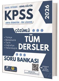 2026 KPSS Orta Öğretim / Ön Lisans Soru Bankası - 1