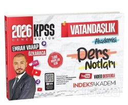 2026 KPSS Vatandaşlık Akademisi Video Ders Notları - İndeks Akademi Yayıncılık