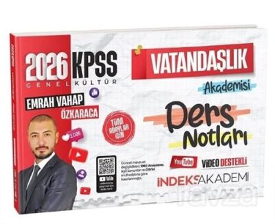 2026 KPSS Vatandaşlık Akademisi Video Ders Notları - 1