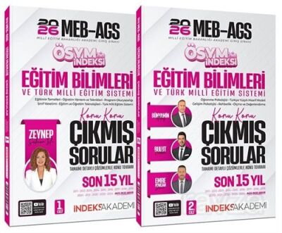 2026 MEB-AGS Eğitim Bilimleri ve Türk Milli Eğitim Sistemi ÖSYM nin İndeksi Çıkmış Sorular Son 15 Yı - 1