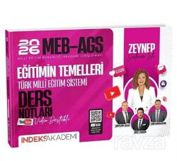 2026 MEB-AGS Eğitimin Temelleri ve Türk Milli Eğitim Sistemi Video Ders Notları - İndeks Akademi Yayıncılık