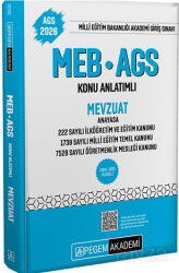 2026 MEB-AGS Konu Anlatımlı Mevzuat - Pegem Akademi Yayıncılık