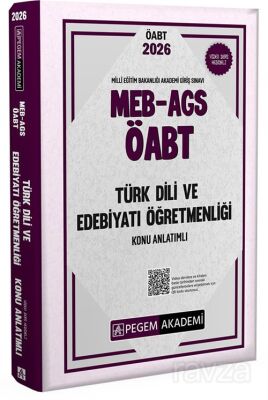 2026 MEB AGS ÖABT Türk Dili ve Edebiyatı Öğretmenliği Konu Anlatımlı - 1