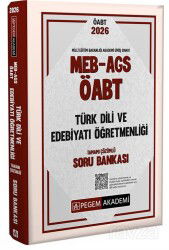 2026 MEB AGS ÖABT Türk Dili ve Edebiyatı Öğretmenliği Tamamı Çözümlü Soru Bankası - Pegem Akademi Yayıncılık