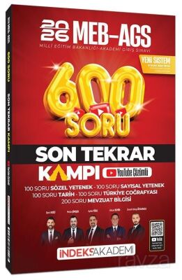 2026 MEB-AGS Son Tekrar Kampı 600 Soru Bankası Youtube Video Çözümlü - 1