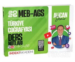 2026 MEB-AGS Türkiye Coğrafyası Video Ders Notları - İndeks Akademi Yayıncılık