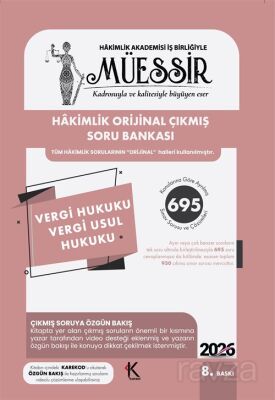 2026 Müessir Vergi Hukuku - Vergi Usul Hukuku -TVS Çıkmış Soru Bankası - 1