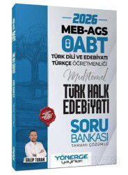 2026 ÖABT MEB-AGS Türk Dili Edebiyatı ve Türkçe Öğretmenliği Türk Halk Edebiyatı Soru Bankası Çözüml - Yönerge Yayınları