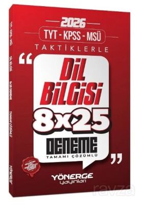 2026 TYT KPSS MSÜ Taktiklerle Dil Bilgisi 8x25 Deneme Çözümlü - 1