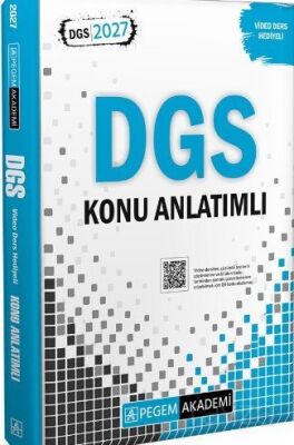 2027 DGS Konu Anlatımlı (Video Ders Hediyeli) - Pegem Akademi Yayıncılık