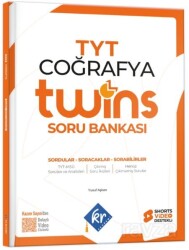2027 TYT Twins Coğrafya Soru Bankası - KR Eğitim Yayınları