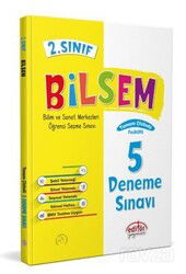 2.Sınıf Bilsem Tamamı Çözümlü 5 Fasikül Deneme Sınavı - Editör Yayınları