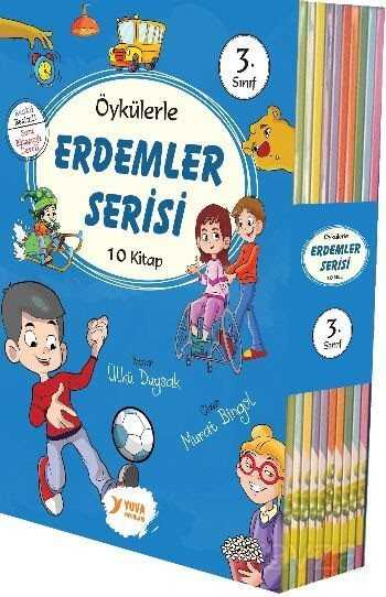 3. Sınıflar İçin Öykülerle Erdemler Serisi (10 Kitap) - Yuva Yayınları